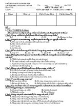 Kiểm tra học kỳ I môn Tin học 9 - Thời gian 45 phút - Trường THCS TT Long Thành